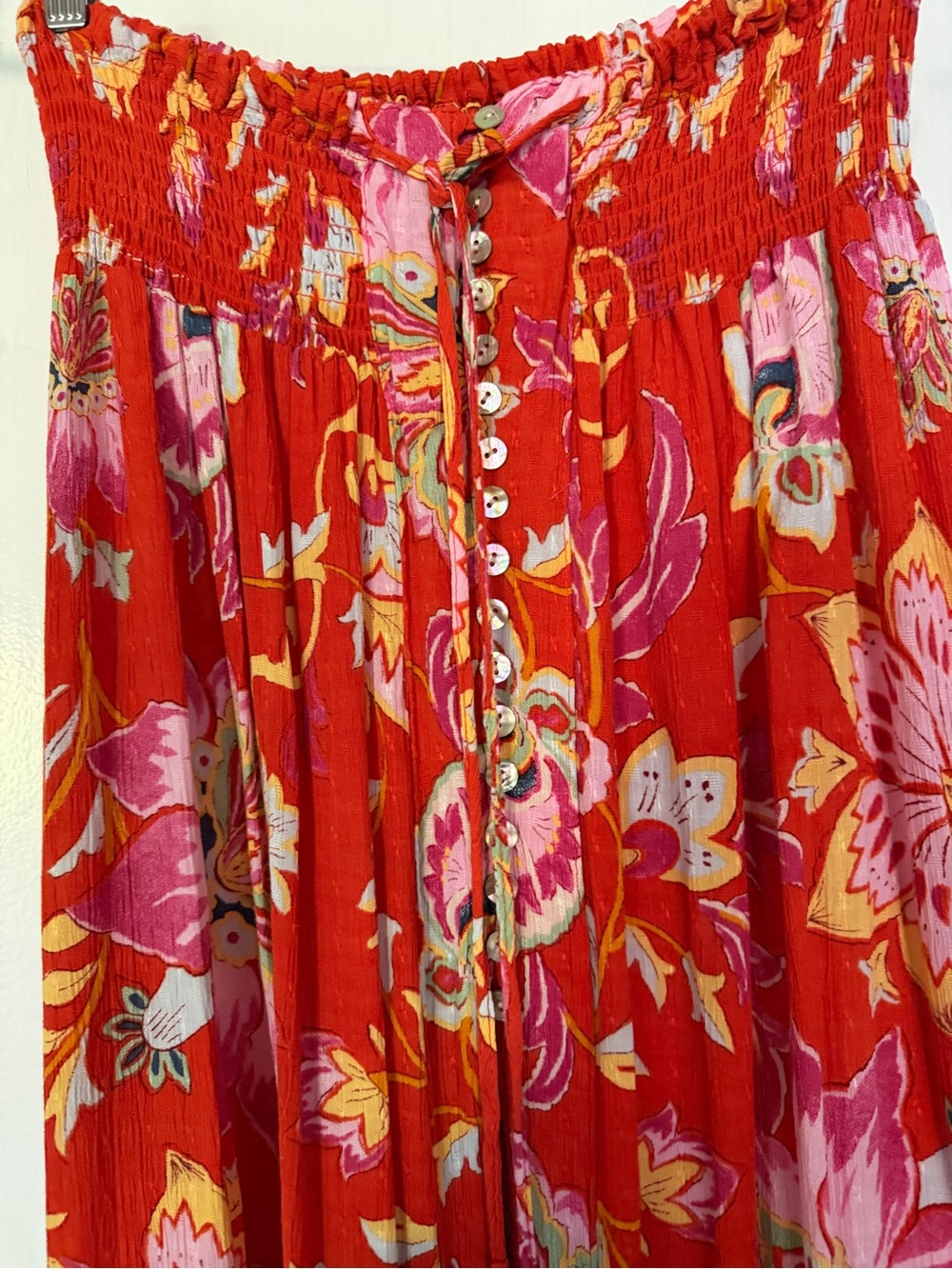 Rachel Zoe Red Floral Maxi Skirt - Picture 5 of 6